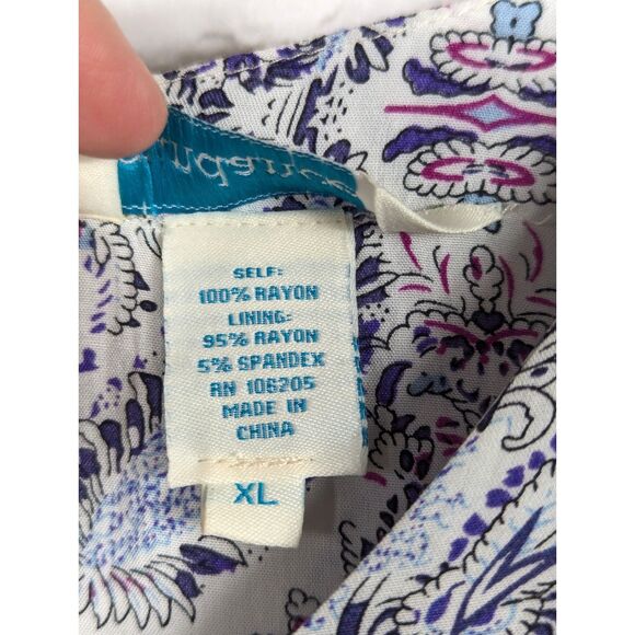 SUNDANCE "Terraza" Dress Tunic Boho Cottage Peasant Festival A-Line Size XL - Picture 7 of 7